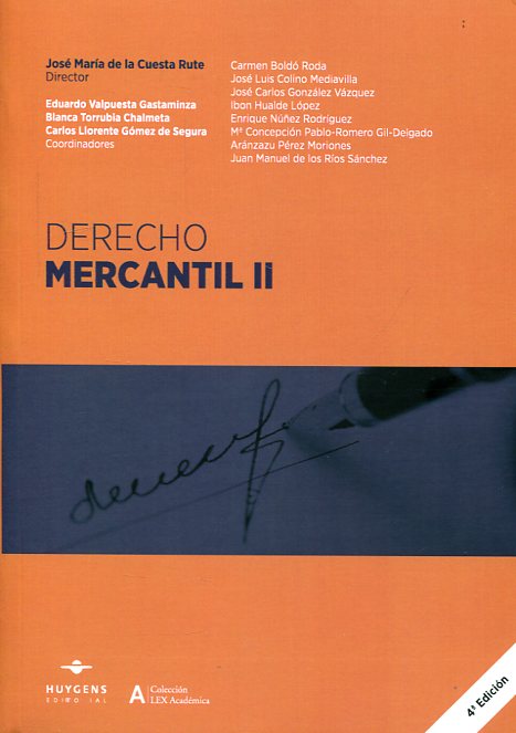 Derecho mercantil II. 9788415663485