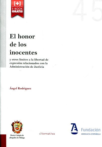 El honor de los inocentes. 9788490868898