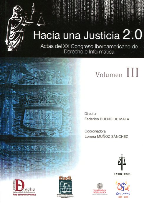 Hacia una justicia 2.0.  Volumen III. 9788416324439