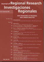 Revista Investigaciones Regionales, Nº 36, Special Issue, año 2016