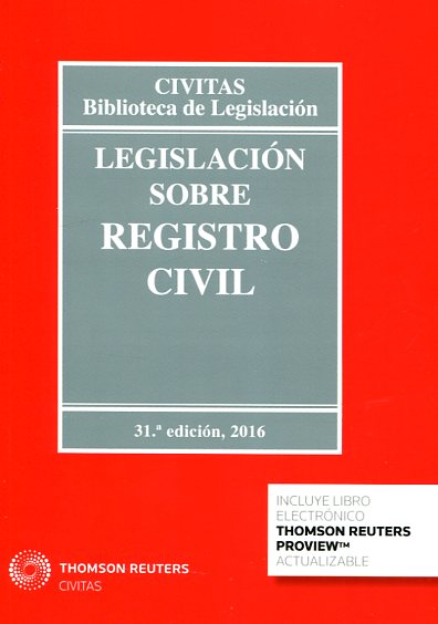 Legislación sobre registro civil