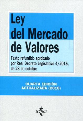 Ley del Mercado de Valores. 9788430968633