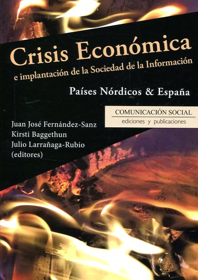 Crisis económica e implantación de la sociedad de la información. 9788415544890