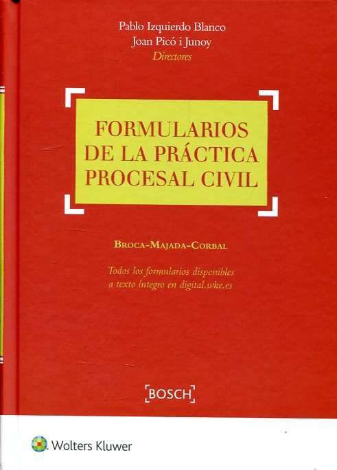 Formularios de la práctica procesal civil