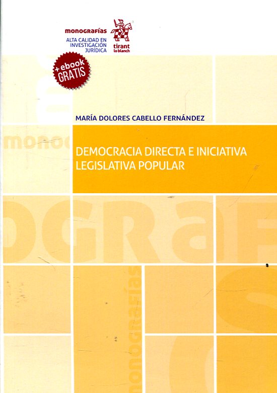 Democracia directa e iniciativa legislativa popular. 9788491690009