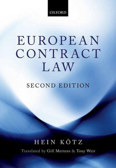 European contract Law. 9780198800040