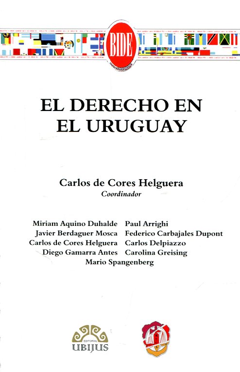 El Derecho en el Uruguay. 9788429019995