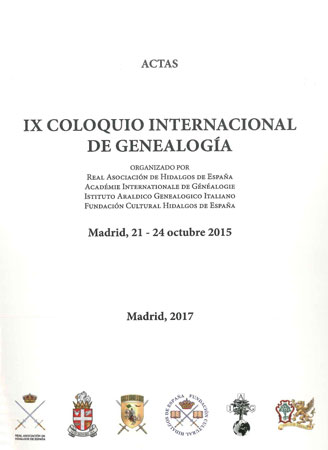 IX Coloquio Internacional de Genealogía