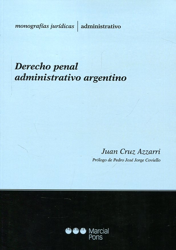 Derecho penal administrativo argentino. 9789871775279