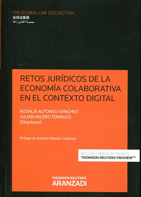 Retos jurídicos de la economía colaborativa en el contexto digital. 9788491521716
