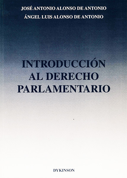 Introducción al Derecho Parlamentario. 9788481559255