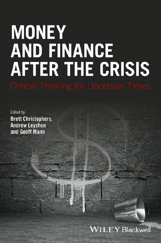 Money and Finance After the Crisis 