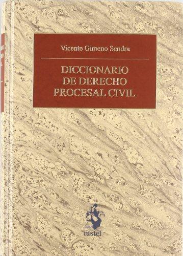Diccionario de Derecho procesal civil. 9788496717657