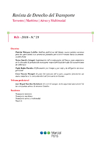 Revista de Derecho del Transporte, Nº21, año 2018