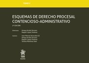 Esquemas de Derecho procesal contencioso-administrativo. 9788491698913
