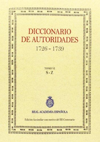 Diccionario de Autoridades. 1726-1739. 9788415131373