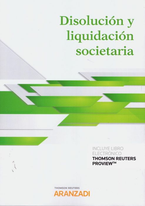 Disolución y liquidación societaria. 9788413081076