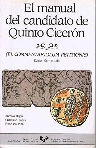 El manual del candidato de Quinto Cicerón. 9788475852553