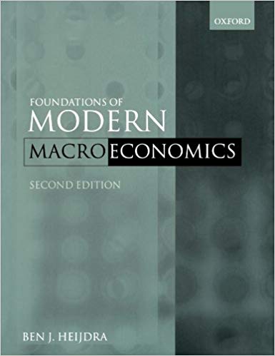 Foundations of modern macroeconomics. 9780199210695