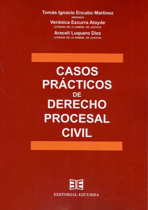Casos prácticos de Derecho procesal civil. 9788416190577