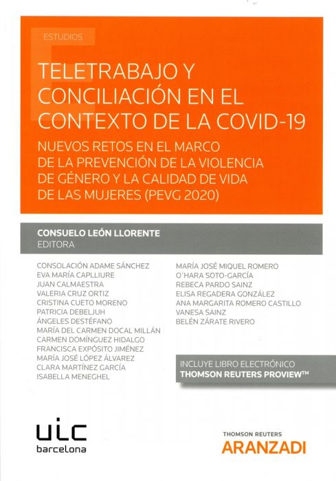 Teletrabajo y conciliación en el contexto de la COVID-19. 9788413453118