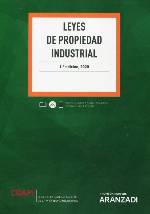 Leyes de Propiedad Industrial. 9788413467368