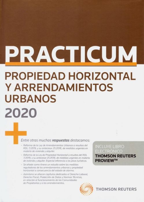 PRACTICUM-Propiedad Horizontal y Arrendamientos Urbanos 2020. 9788413088143