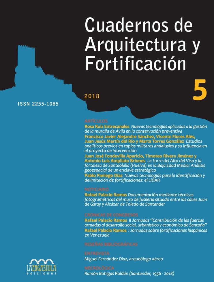 Cuadernos de Arquitectura y Fortificación, Nº 5, año 2018