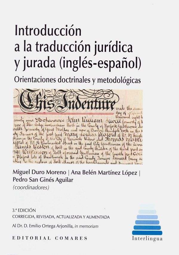 Introducción a la traducción jurídica y jurada (inglés-español)