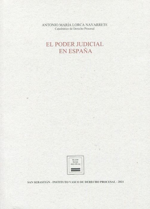 El Poder Judicial en España. 9788412375923