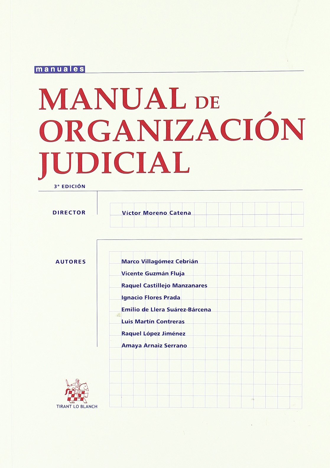 Manual de organización judicial. 9788498763607