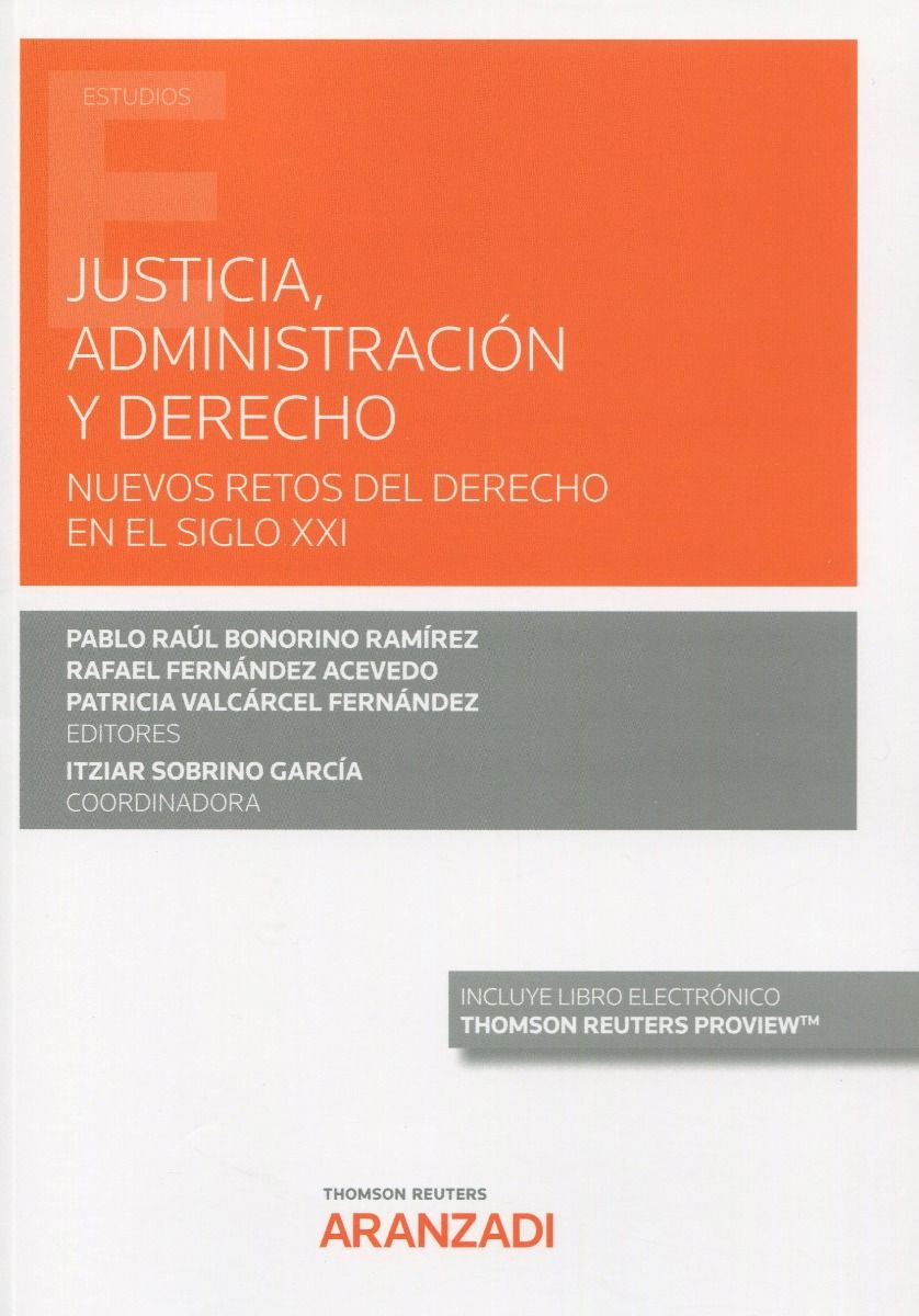 Justicia, Administración y derecho. 9788413458861
