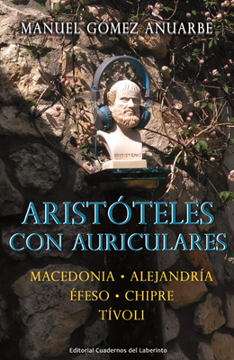 Aristóteles con auriculares