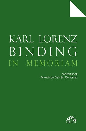 Karl Lorenz Binding. 9786078615889
