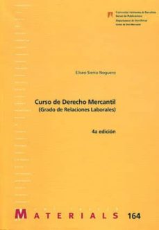Curso de Derecho mercantil (relaciones laborales). 9788449024078