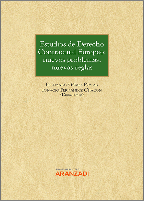 Estudios de Derecho contractual europeo. 9788413454658