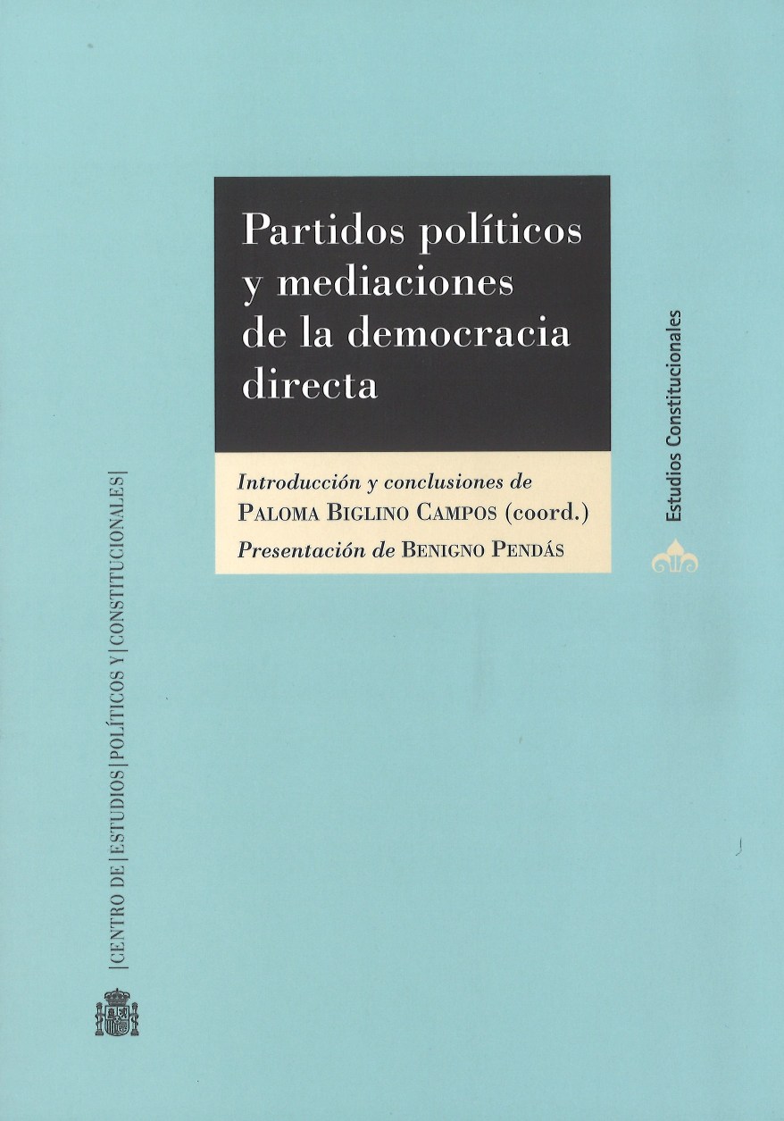 Partidos políticos y mediaciones de la democracia directa. 9788425917257