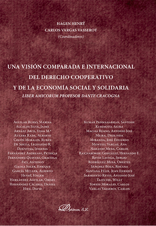 Una visión comparada e internacional del derecho cooperativo y de la economía social y solidaria. 9788411707121
