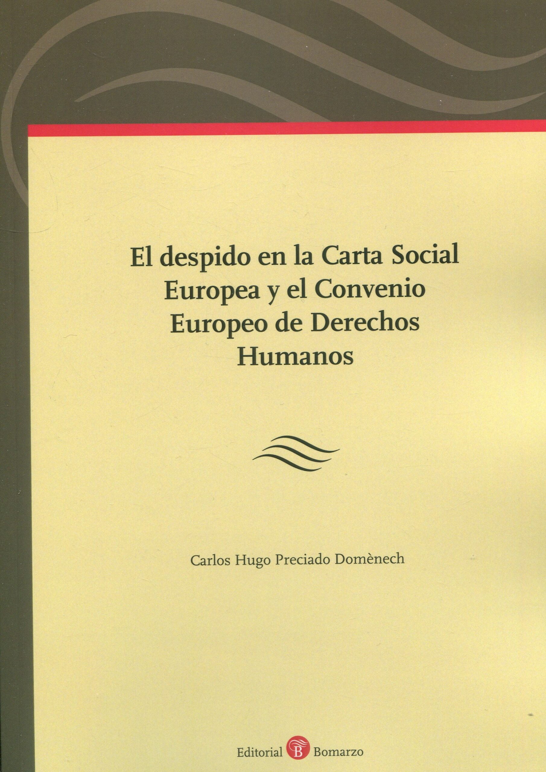 El despido en la Carta Social Europea y el Convenio Europeo de Derechos Humanos. 9788419574114