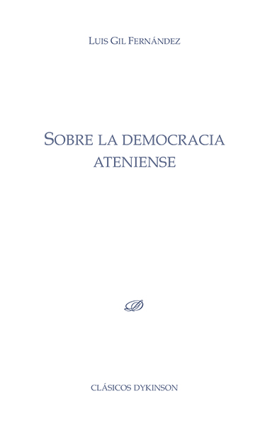 Sobre la democracia ateniense. 9788498494723