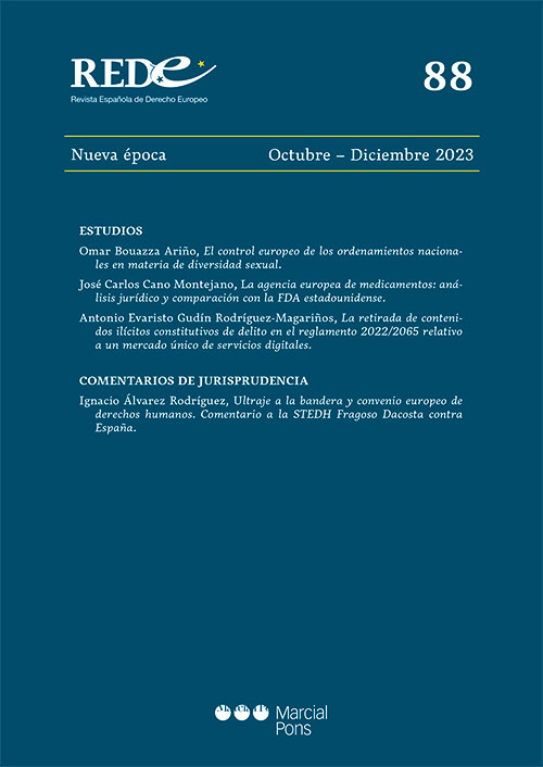 Revista Española de Derecho Europeo, Nº 88, Nueva época Octubre-Diciembre 2023