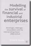 Modelling the survival of financial and industrial enterprises