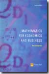 Mathematics for economics and business. 9780273655640