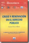 Crisis y renovación en el Derecho público