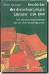 Geschichte der deutschsprachigen Literatur 1870-1900