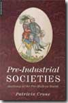 Pre-industrial societies