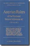 Assyrian rulers of the third and second millennia BC. 9780802026057