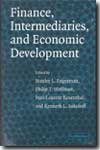 Finance, intermediaries, and economic developement