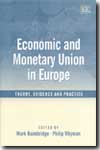 Economic and monetary union en Europe. 9781840640922