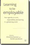 Learning to be employable. 9781403901057